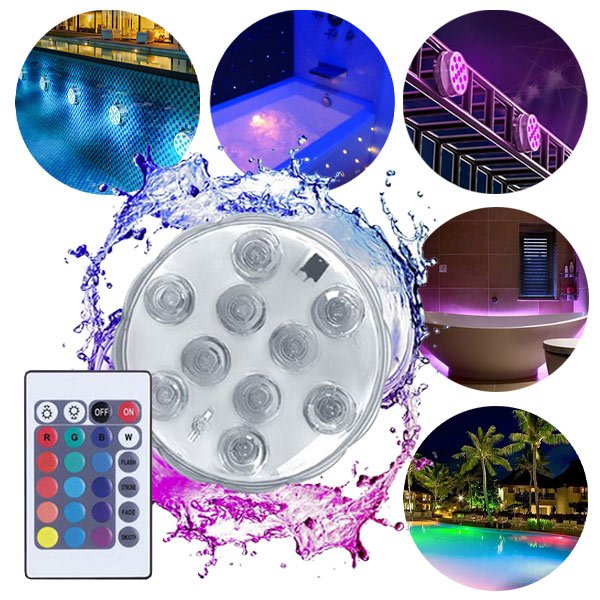 VÍZÁLLÓ LED FÉNYEK (4 db)