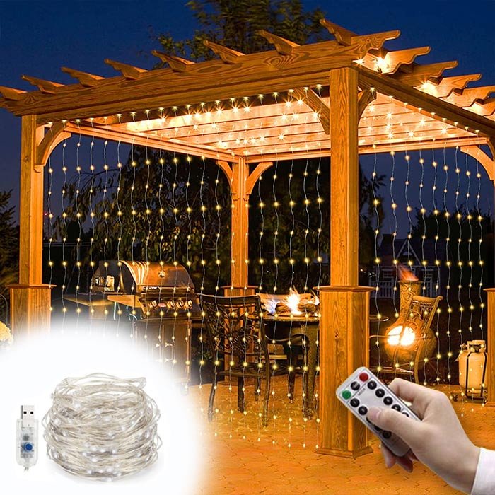 LED fényfüggöny 3x3m - Curtainlight