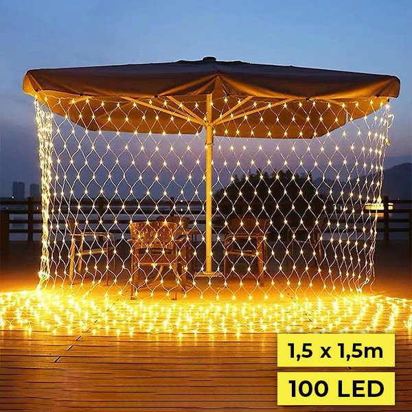 Dekoratív háló LED lámpákkal - Netlights