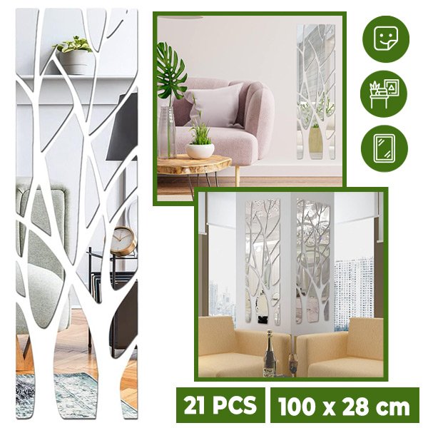 Dekoratív fali tükör - Treewally