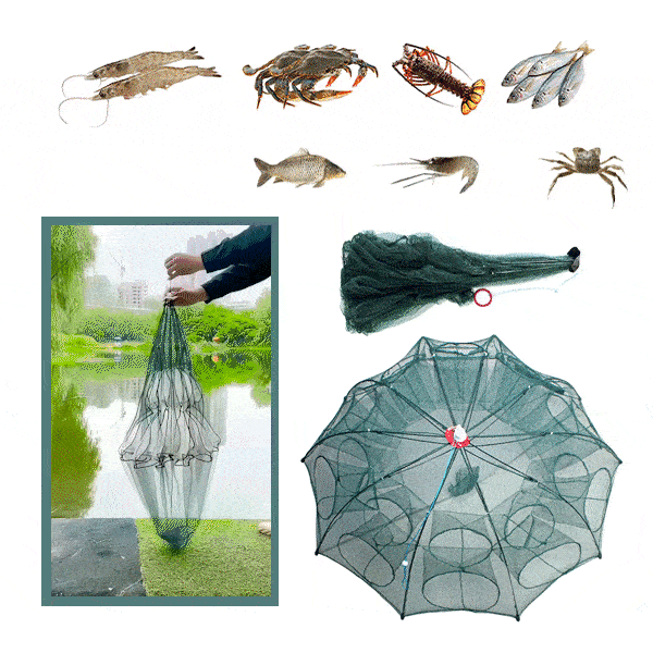 Összecsukható horgászháló - Fishynet