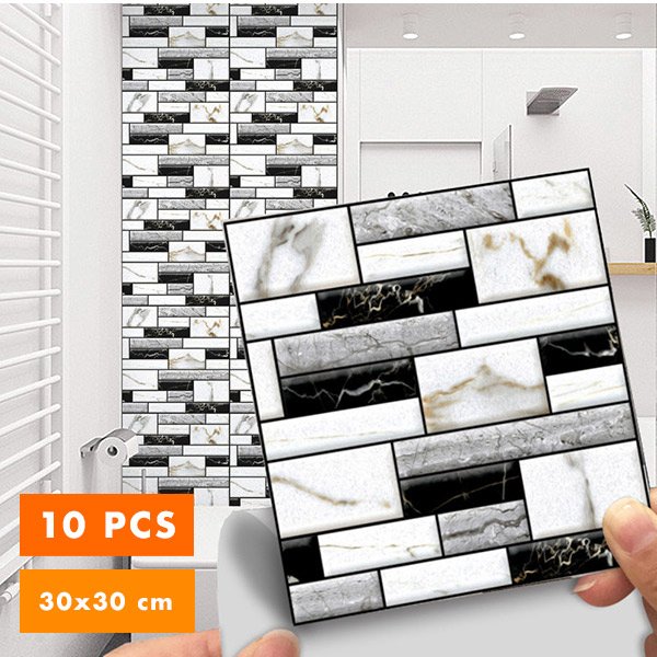 3D márvány falmatricák - Marmorsticker