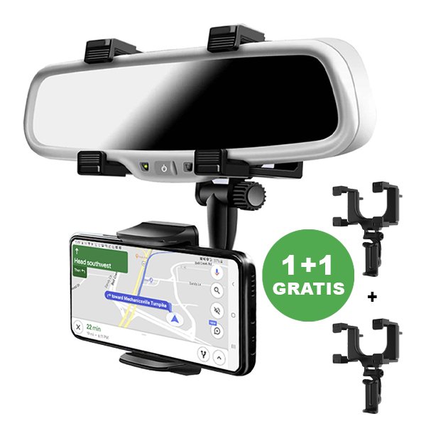 1+1 GRATIS Tükörre szerelhető telefontartó – TükriTarti