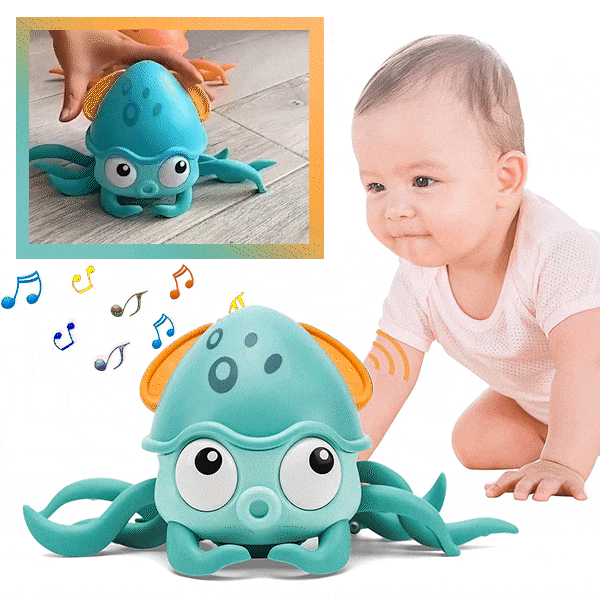 A mozgó, interaktív polip játék zenével és fényekkel - Octopusy