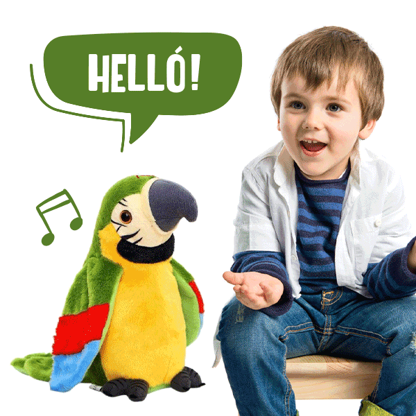 Plüssbeszélő papagáj - Parrot