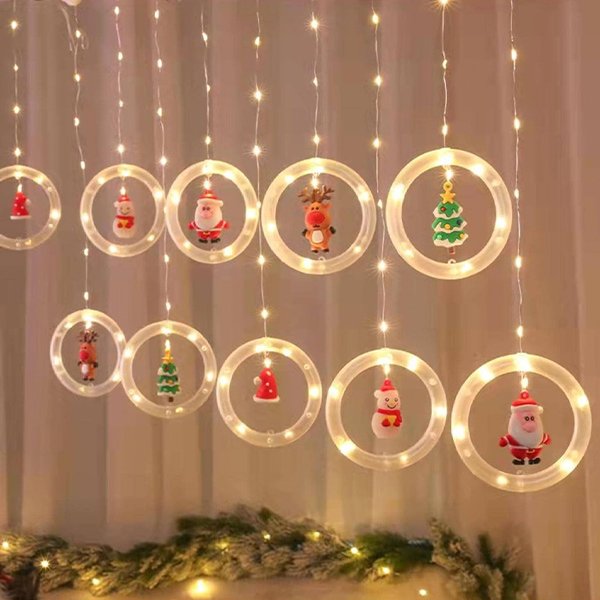Karácsonyi led gyűrűk, 3m - Santy