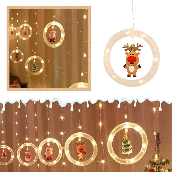 Karácsonyi led gyűrűk, 3m - Santy