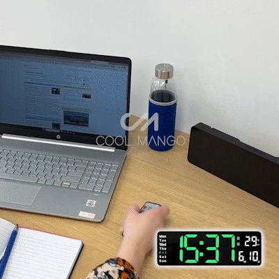 Vezetős digitális fali óra - Walltime