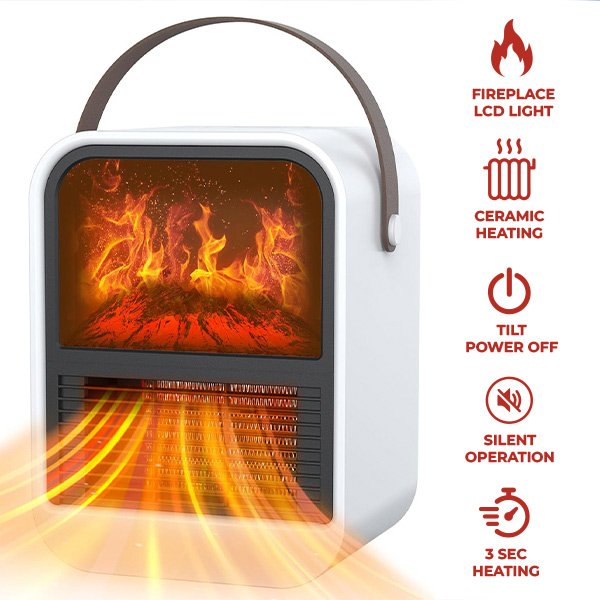 Nagy asztali fűtőtest - Heatfire