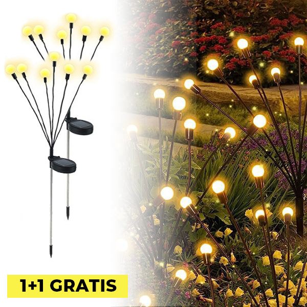 Napelemes LED lámpa (1 + 1 GRATIS) – Firefly