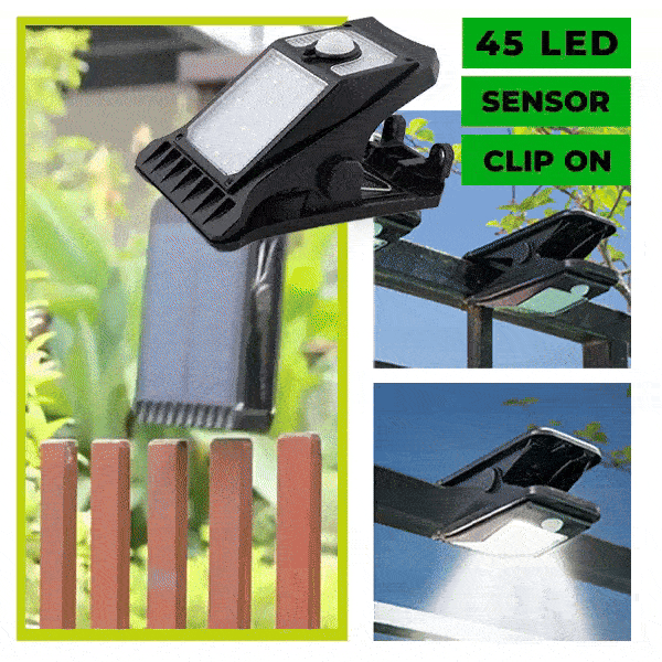 Napelemes lámpa klipsszel - Sunclip