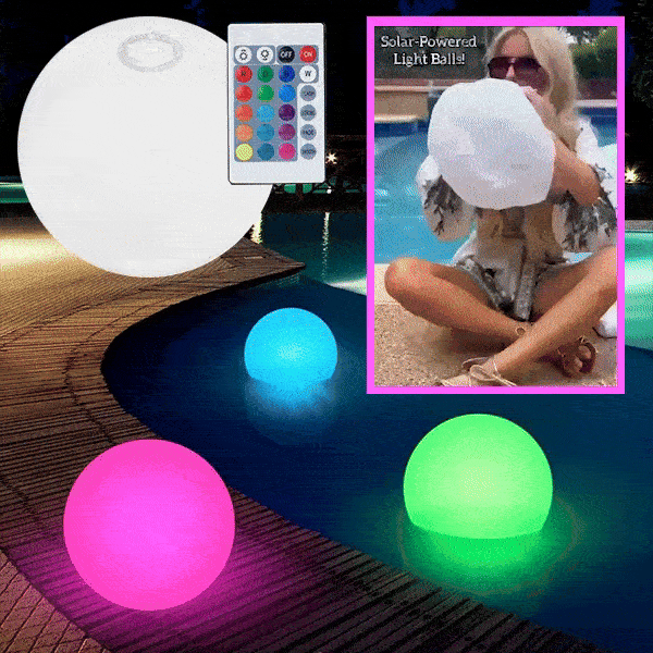 Úszó medence fénygömb - Floatylight